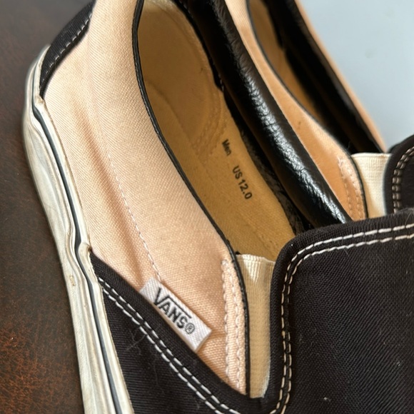 WORN ONCE ONLY - Vans - slip-ons - worn once only in a film shoot - excellent - Picture 2 of 11